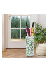 Green Floral Umbrella Stand