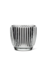 Ribbed Votive in Smoke