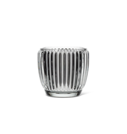 Ribbed Votive in Smoke