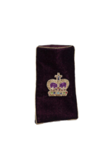 Crown Velvet Eyeglass Case in Burgundy
