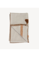 Chelsea Throw in Sandstone by Pokoloko