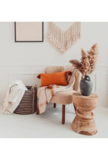 Chelsea Throw in Sandstone by Pokoloko