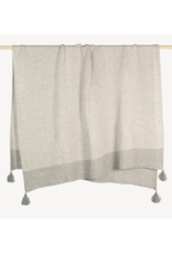 Catherine Turkish Throw in Grey by Pokoloko