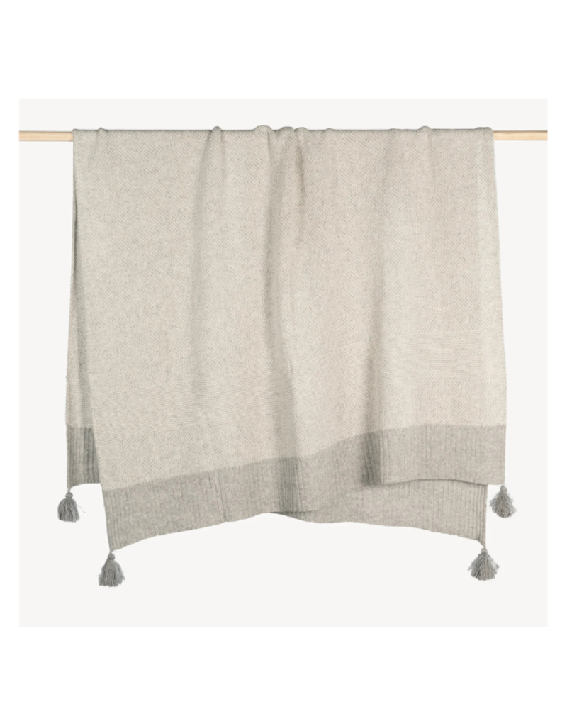 Catherine Turkish Throw in Grey by Pokoloko