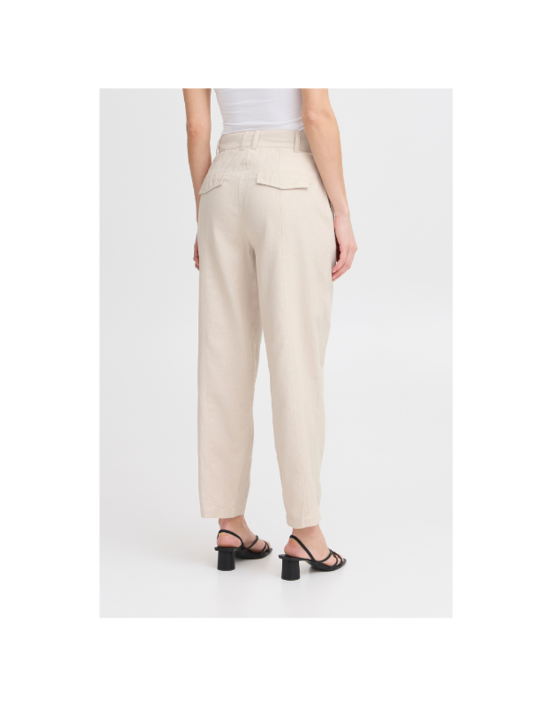ICHI Zahra Pant in Birch Melange by ICHI