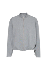 ICHI Kate Neo Jacket in Light Grey Melange by ICHI