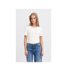 ICHI Cella Tee in Cloud Dancer by ICHI