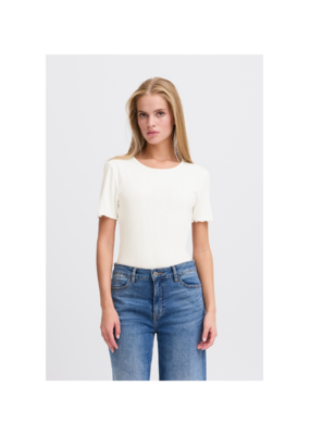 ICHI Cella Tee in Cloud Dancer by ICHI