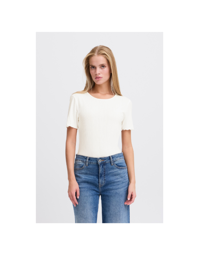 ICHI Cella Tee in Cloud Dancer by ICHI