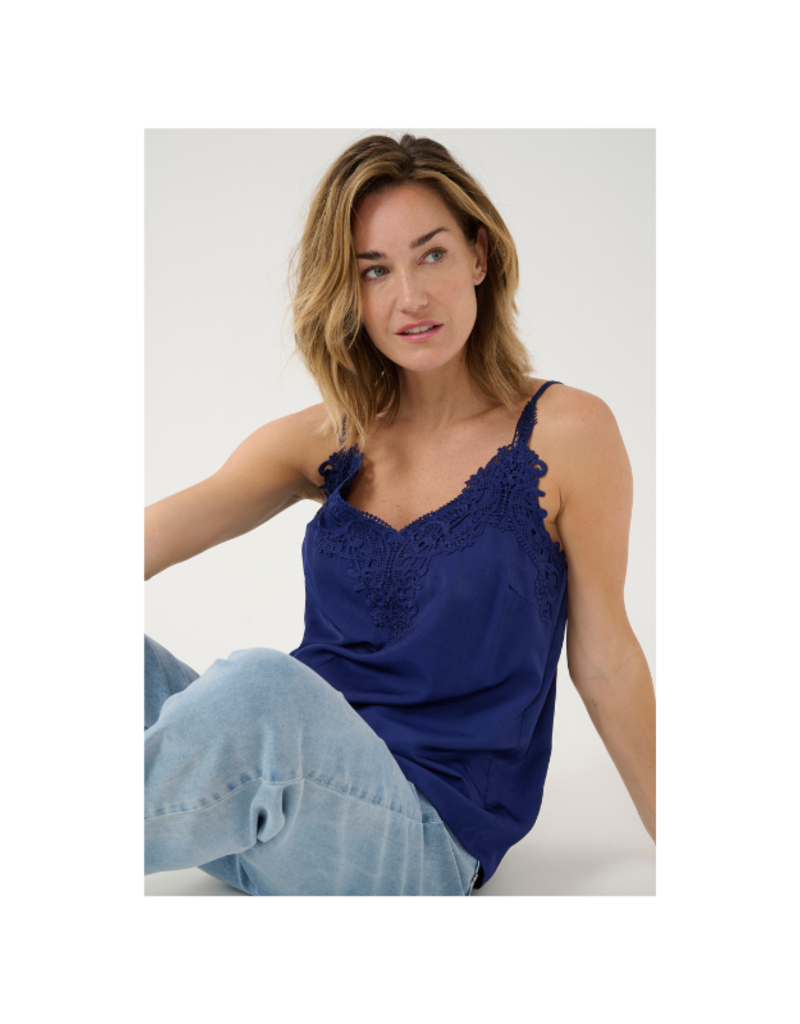 Cream Anna Top in Ocean Cavern by Cream