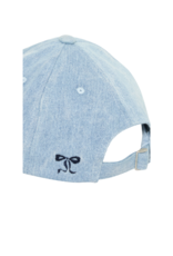ICHI Khaty Baseball Hat in Washed Blue Denim by ICHI