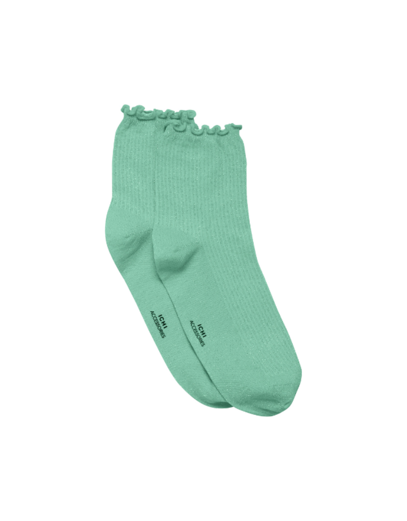 ICHI Mitty Socks in Beryl Green by ICHI