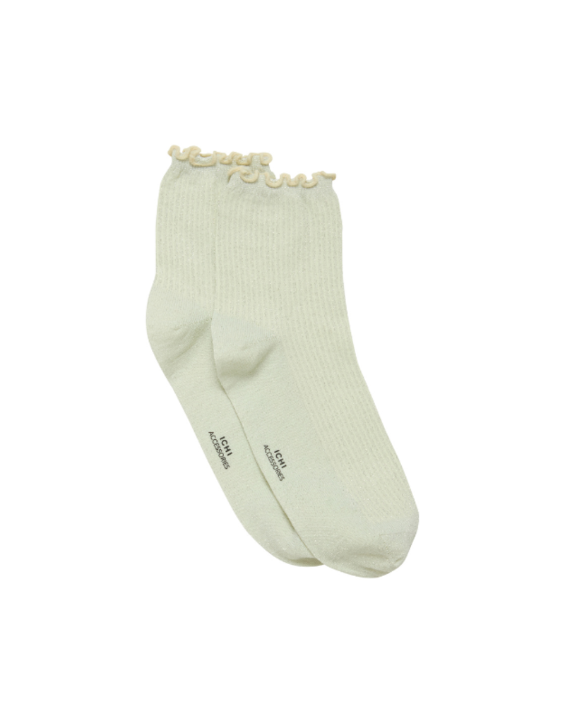 ICHI Mitty Socks in Cloud Dancer by ICHI
