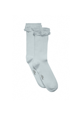 ICHI Lafia Socks in Zen Blue by ICHI