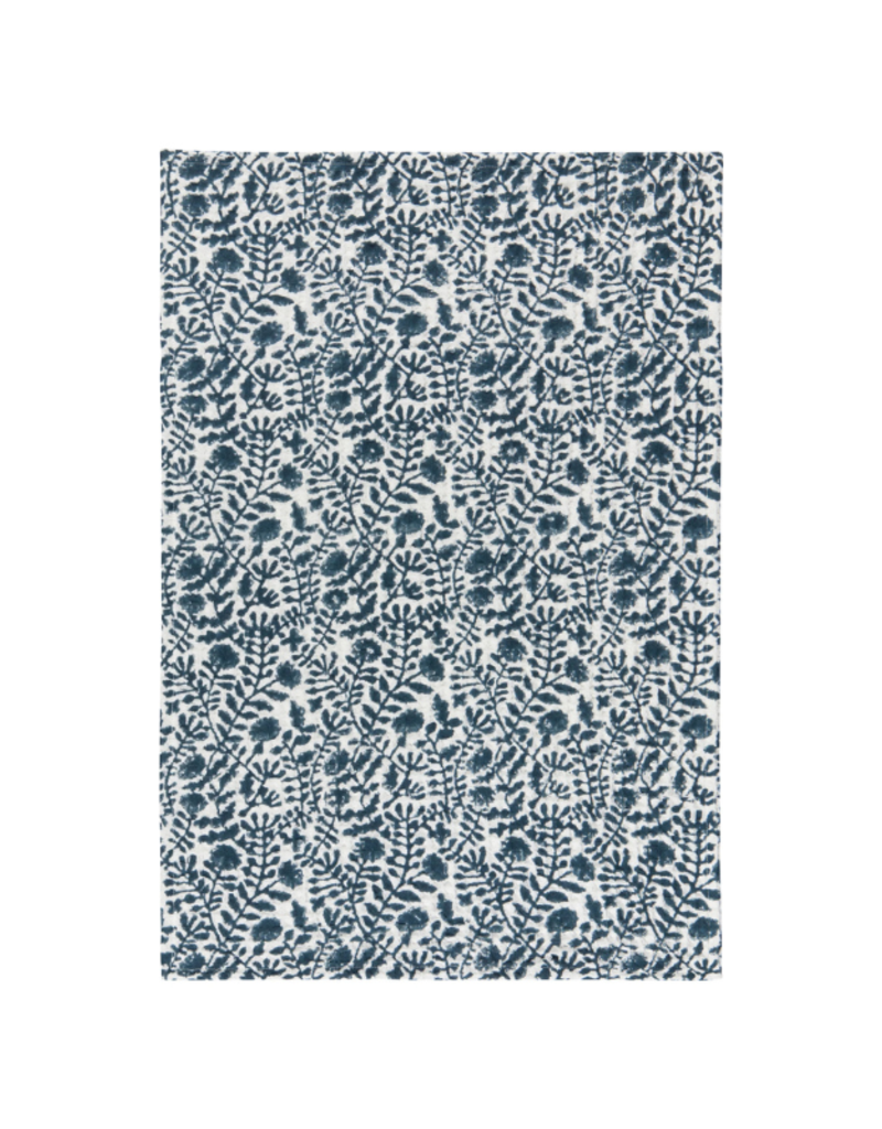 Danica Jasmine Block Print Waffle Dishtowel