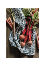 Danica Jasmine Block Print Waffle Dishtowel