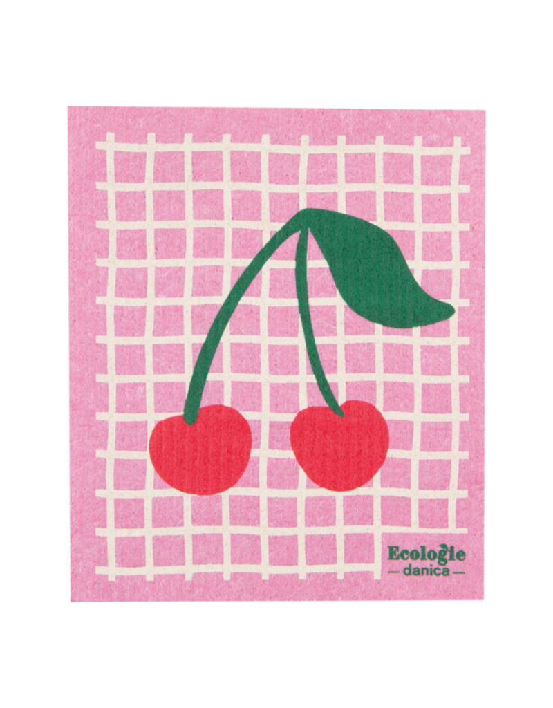 Danica Very Cherry Swedish Sponge Cloth