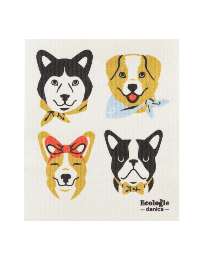 Danica Uptown Dogs Swedish Sponge Cloth