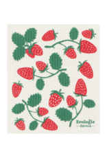 Danica Strawberries Swedish Sponge Cloth