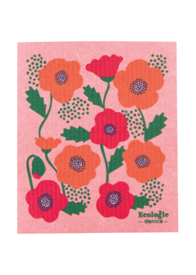 Danica Poppy Swedish Sponge Cloth