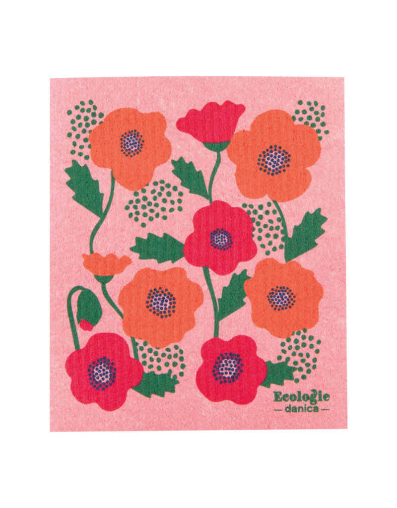 Danica Poppy Swedish Sponge Cloth