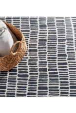 Dash & Albert Dash & Albert Machine Washable Roark Charcoal Rug 4x6