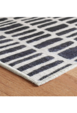 Dash & Albert Dash & Albert Machine Washable Roark Charcoal Rug 4x6