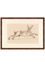 Celadon Art The Running Hare C. 1720 - 5.5"×11.5"
