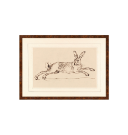 Celadon Art The Running Hare C. 1720 - 5.5"×11.5"