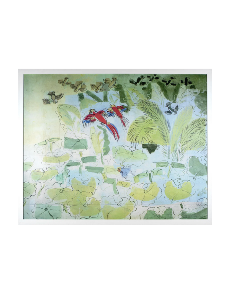 Celadon Art Dufy - Parrots 52.75"×42.75"