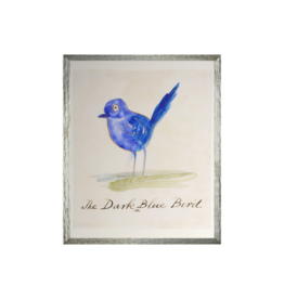 Celadon Art The Dark Blue Bird 17"×21"