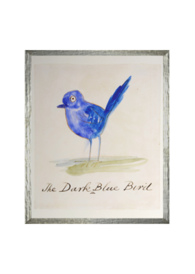 Celadon Art The Dark Blue Bird 17"×21"