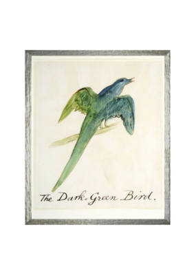 Celadon Art The Dark Green Bird 17"×21"