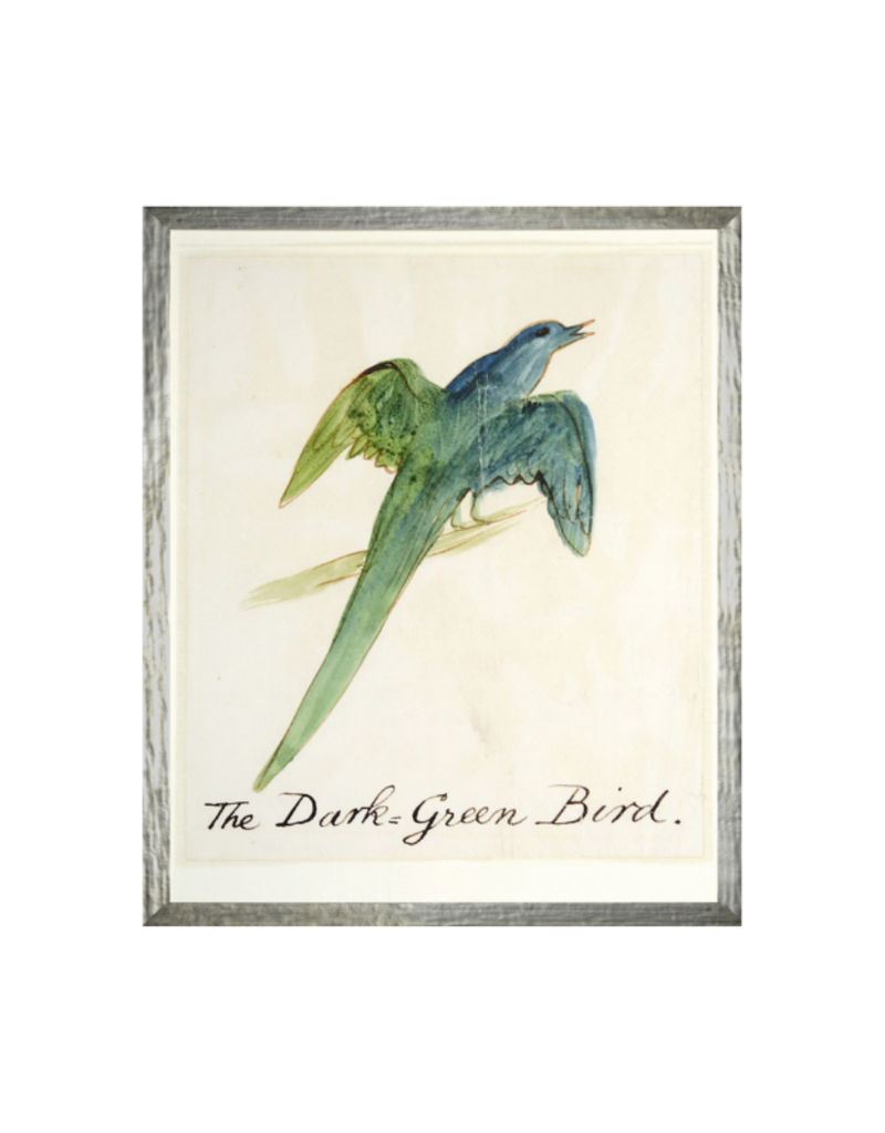 Celadon Art The Dark Green Bird 17"×21"