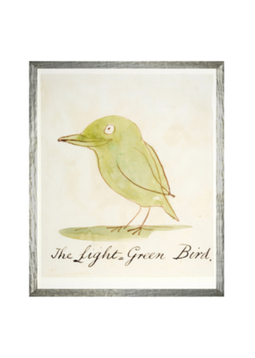 Celadon Art The Light Green Bird 17"×21"