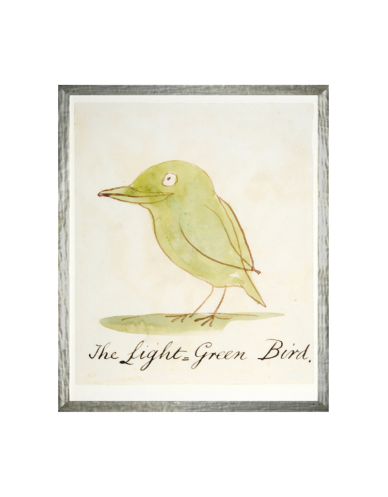 Celadon Art The Light Green Bird 17"×21"