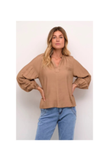 Cream Mila Blouse in Cinnamon Swirl by Cream