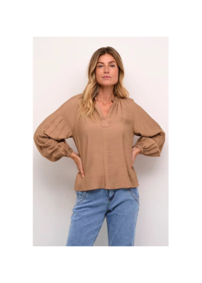 Cream Mila Blouse in Cinnamon Swirl by Cream