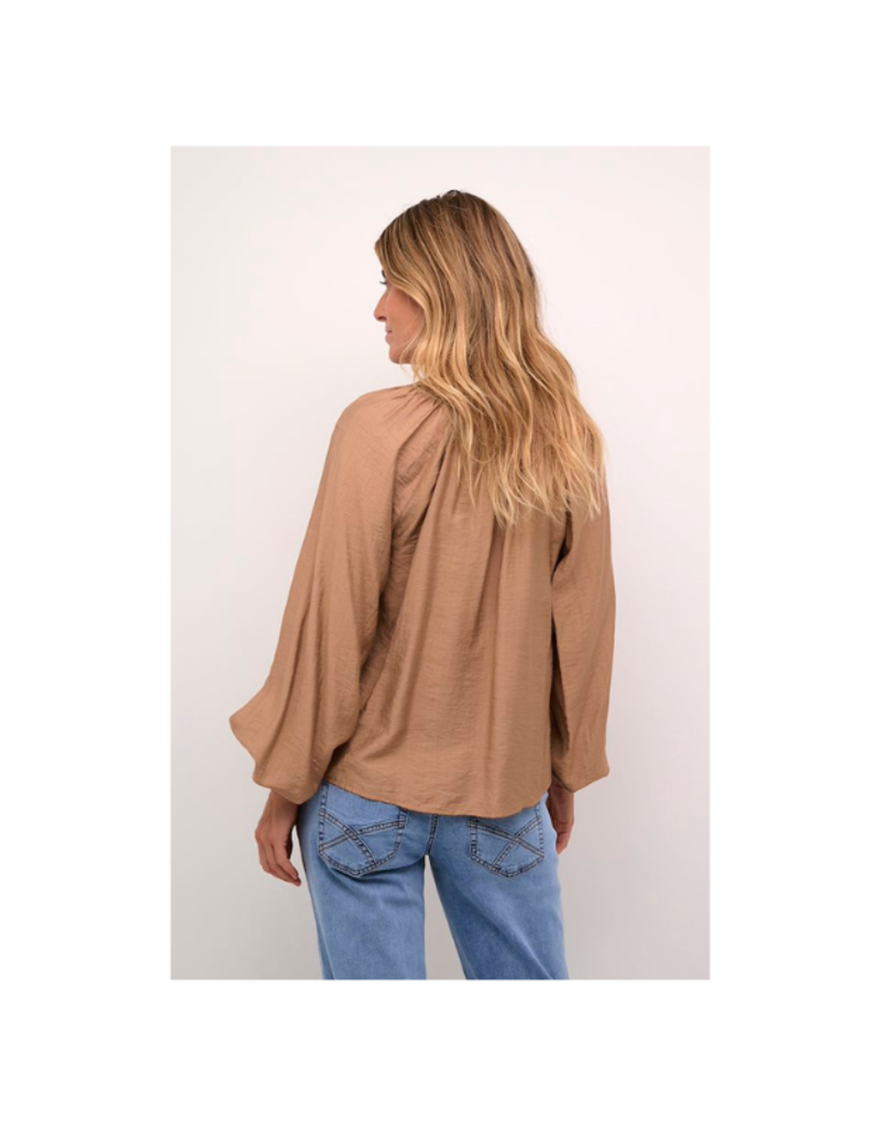 Cream Mila Blouse in Cinnamon Swirl by Cream