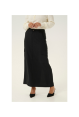 Cream Konca Skirt in Pitch Black by Cream