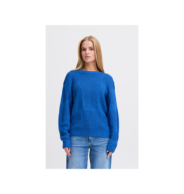 ICHI Agnete Longsleeve in Turkish Sea by ICHI