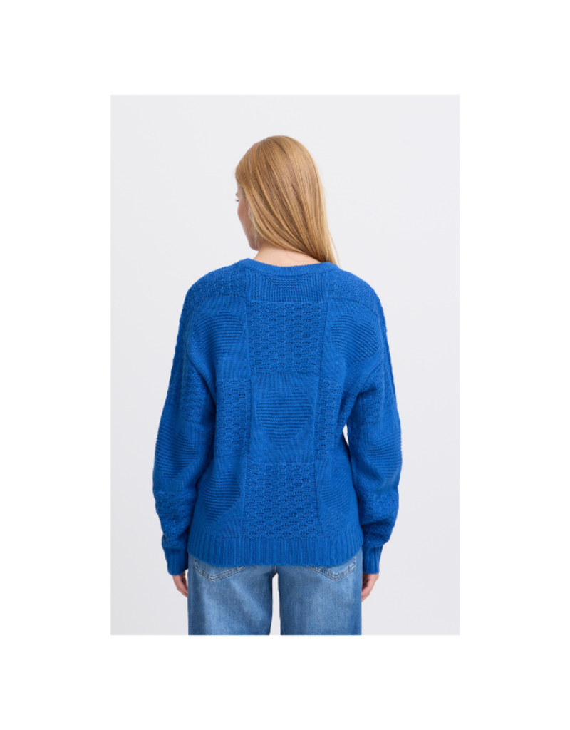 ICHI Agnete Longsleeve in Turkish Sea by ICHI