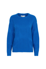 ICHI Agnete Longsleeve in Turkish Sea by ICHI