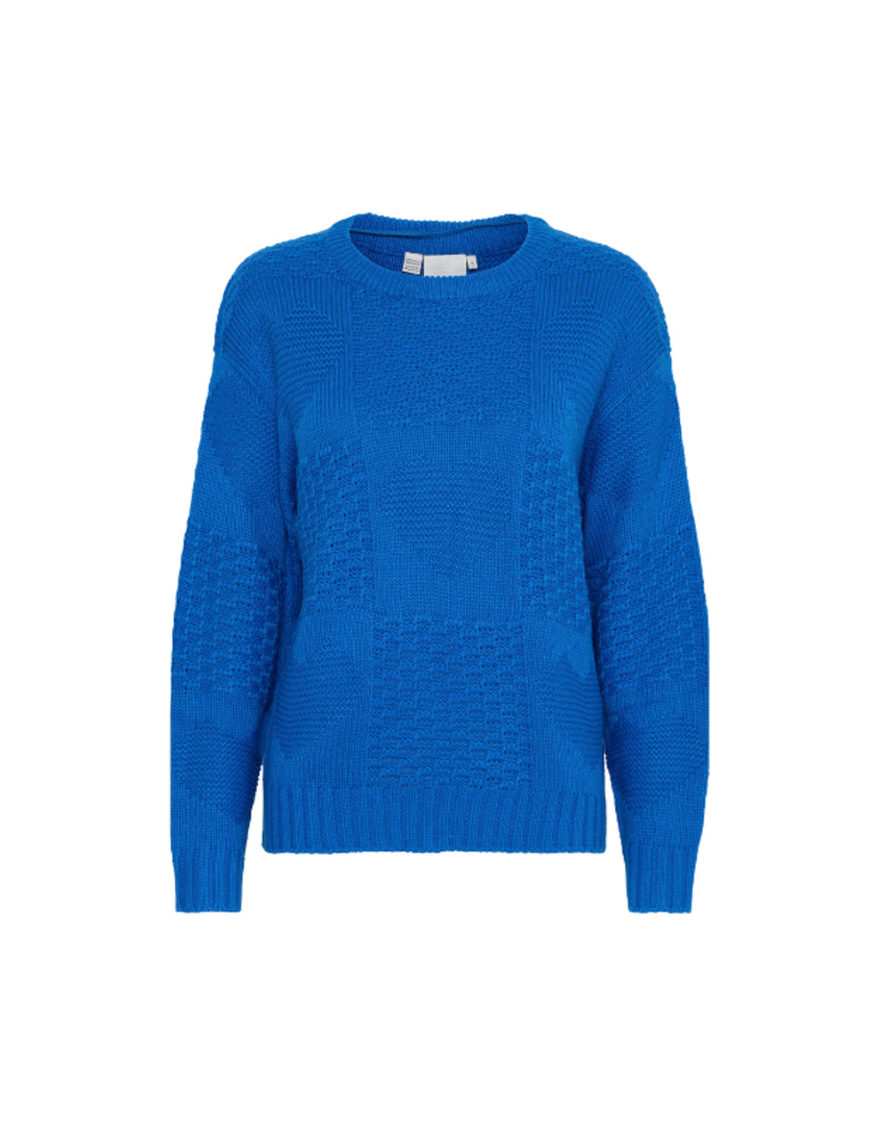 ICHI Agnete Longsleeve in Turkish Sea by ICHI