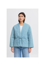 ICHI Hevira Jacket in Medium Blue by ICHI