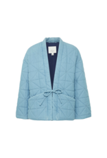 ICHI Hevira Jacket in Medium Blue by ICHI
