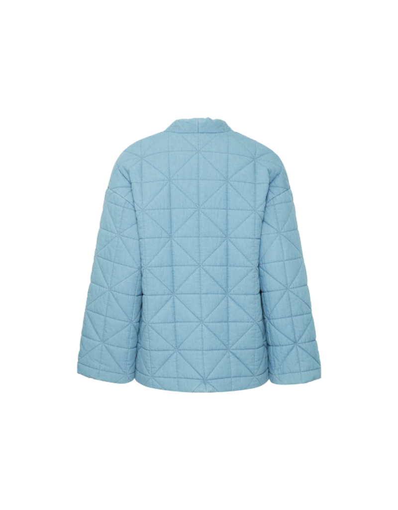 ICHI Hevira Jacket in Medium Blue by ICHI