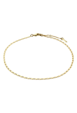 PILGRIM Parisa Anklet Chain in Gold by Pilgrim