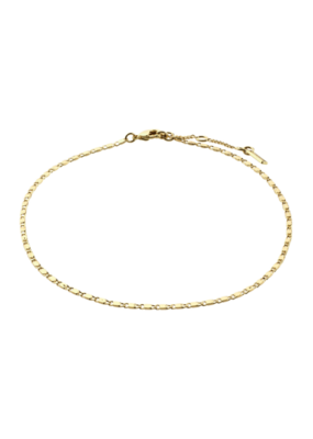PILGRIM Parisa Anklet Chain in Gold by Pilgrim