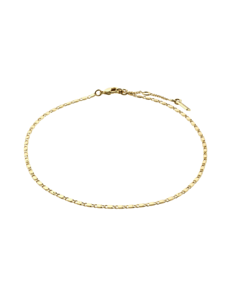 PILGRIM Parisa Anklet Chain in Gold by Pilgrim